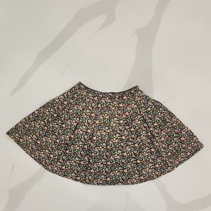 GAP Cream Mini Skater Skirt Pleated Casual